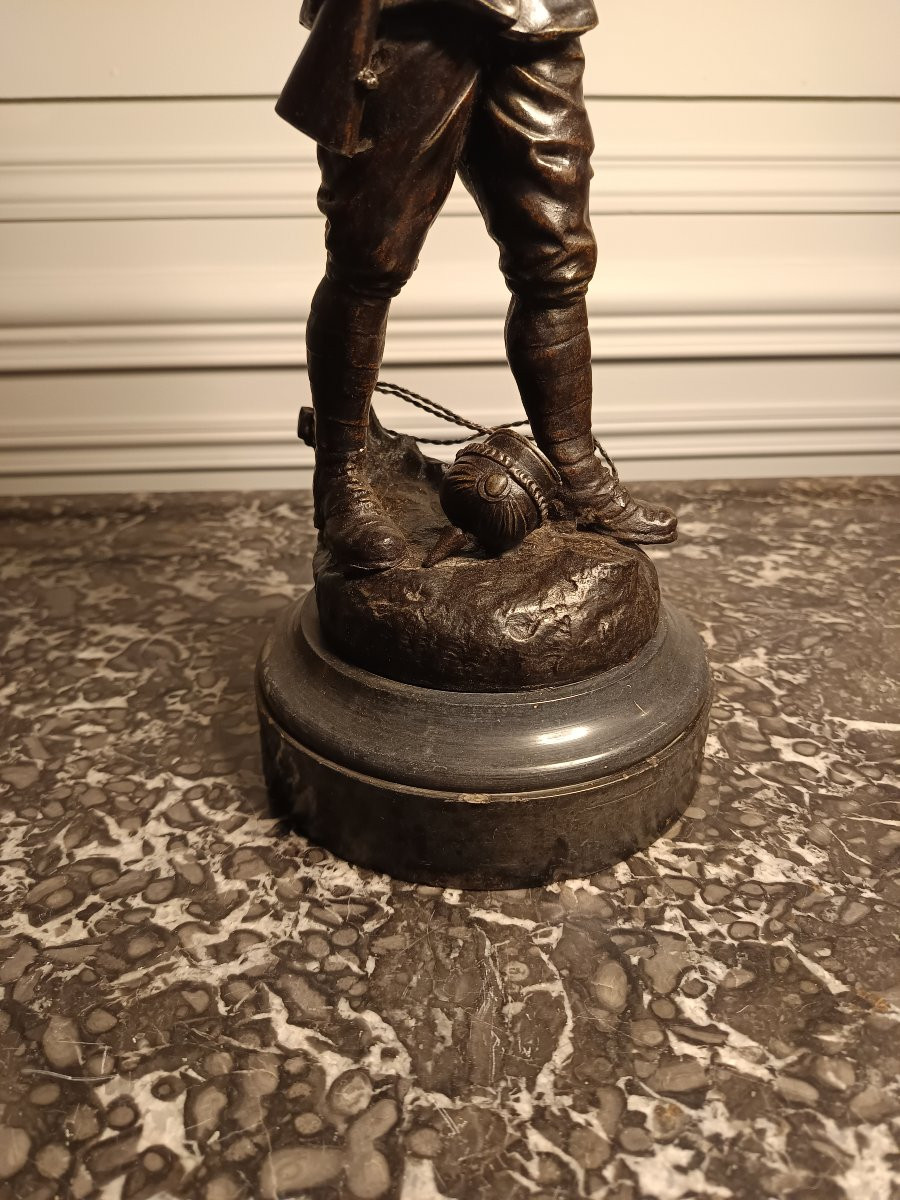 Régule représentant un soldat britannique de 14/18-photo-1