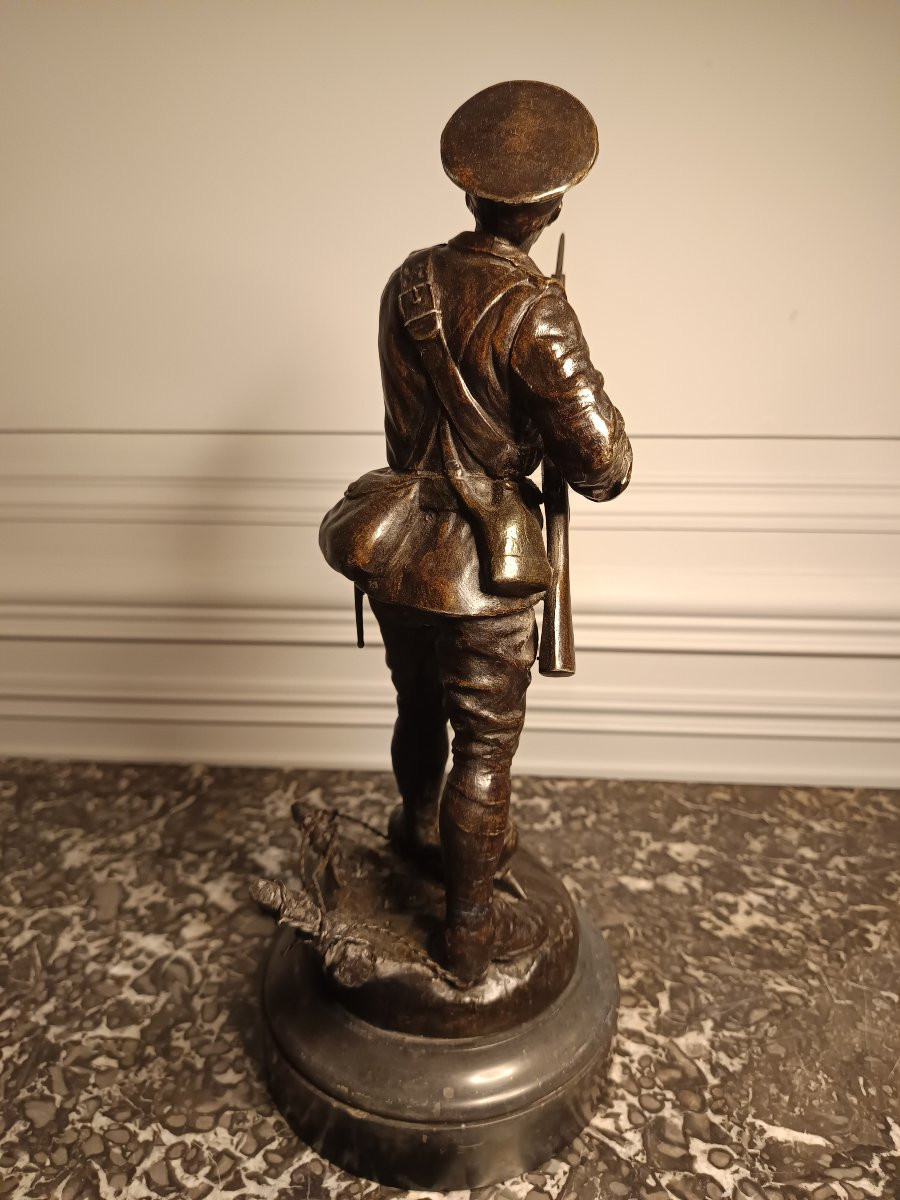 Régule représentant un soldat britannique de 14/18-photo-2