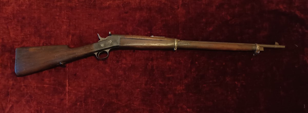Rare carabine Remington Rolling Block 1901 pour l'armée française 8 mm Lebel
