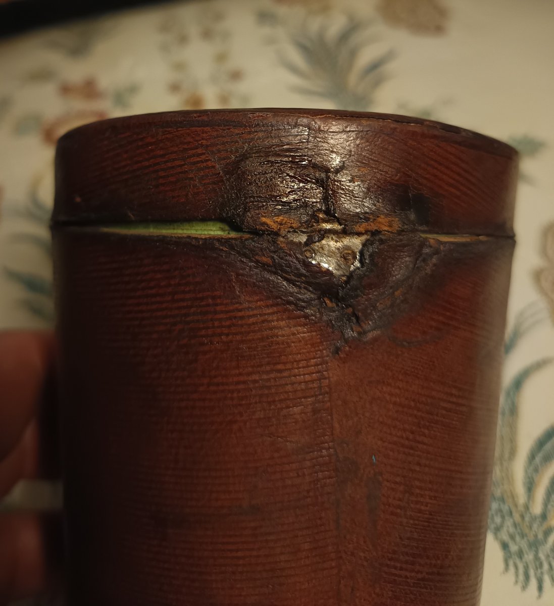 Glass Or Goblet Case From The Late 18th Or Early 19th Century-photo-2