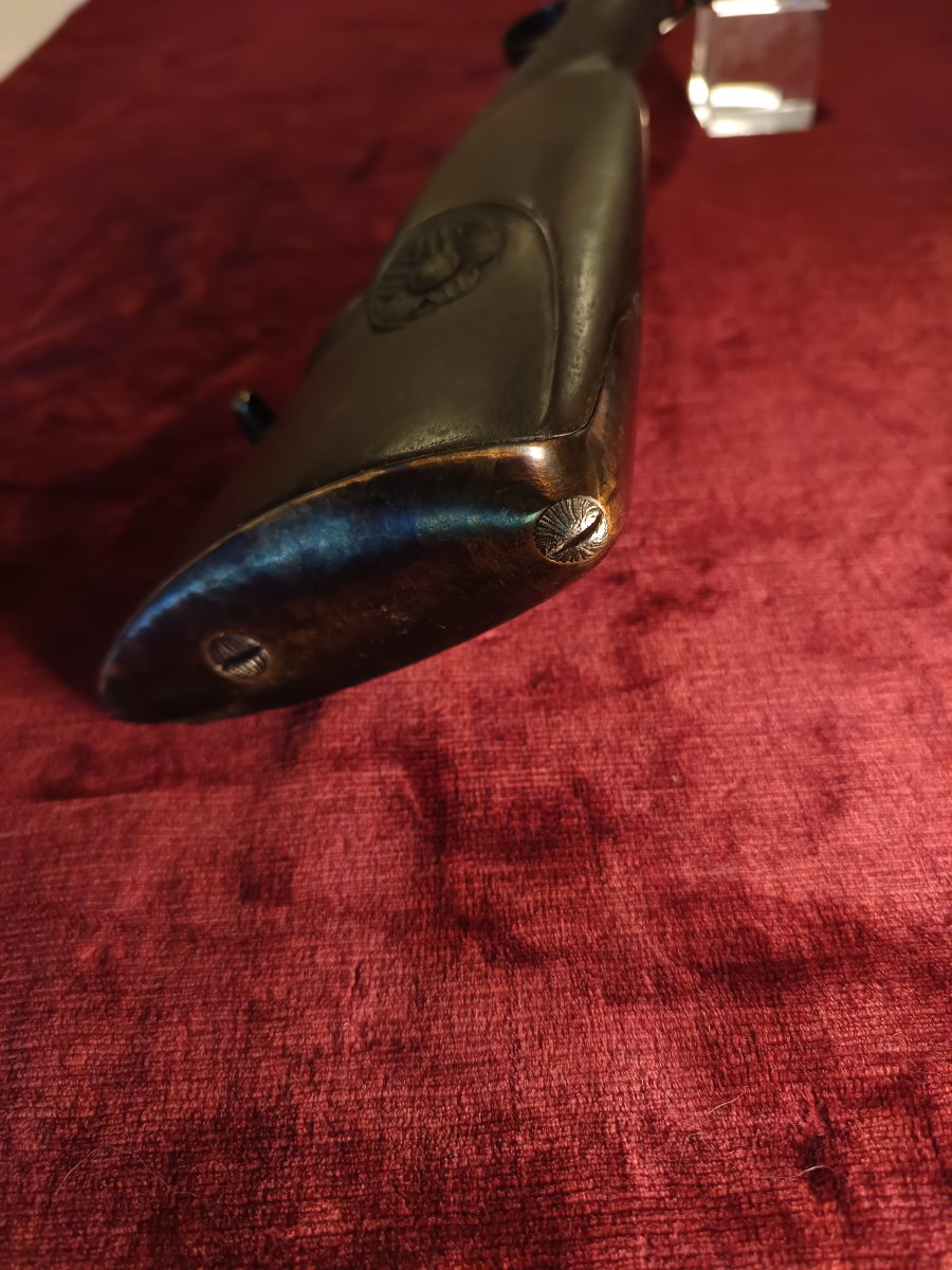 Small Side-by-side Percussion Hunting Rifle, Circa 1830-photo-6