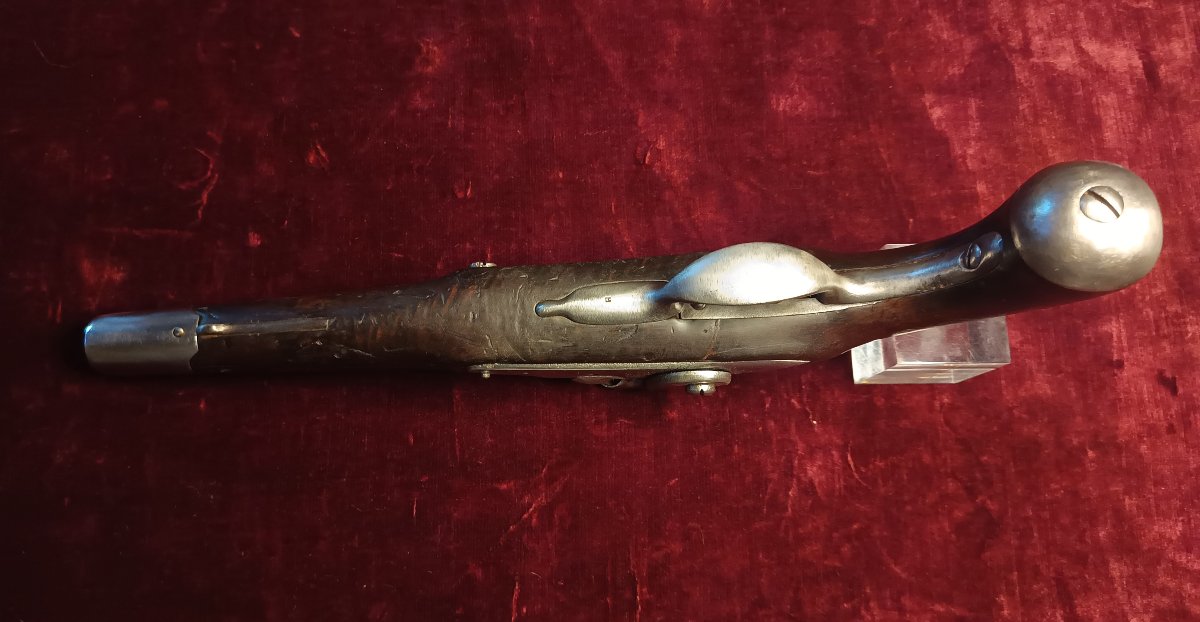 Pistolet de cavalerie règlementaire étranger guerre du Second Empire-photo-2