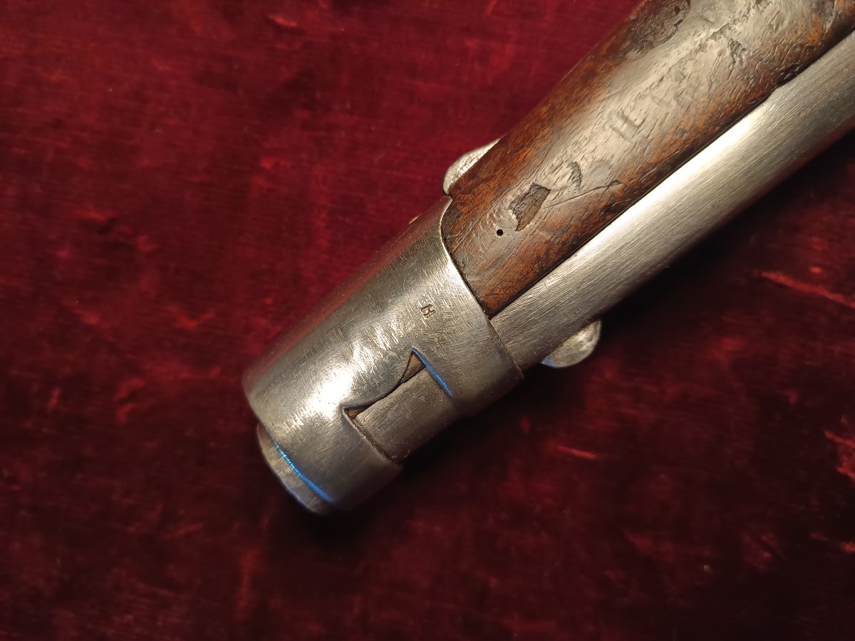 Pistolet de cavalerie règlementaire étranger guerre du Second Empire-photo-4