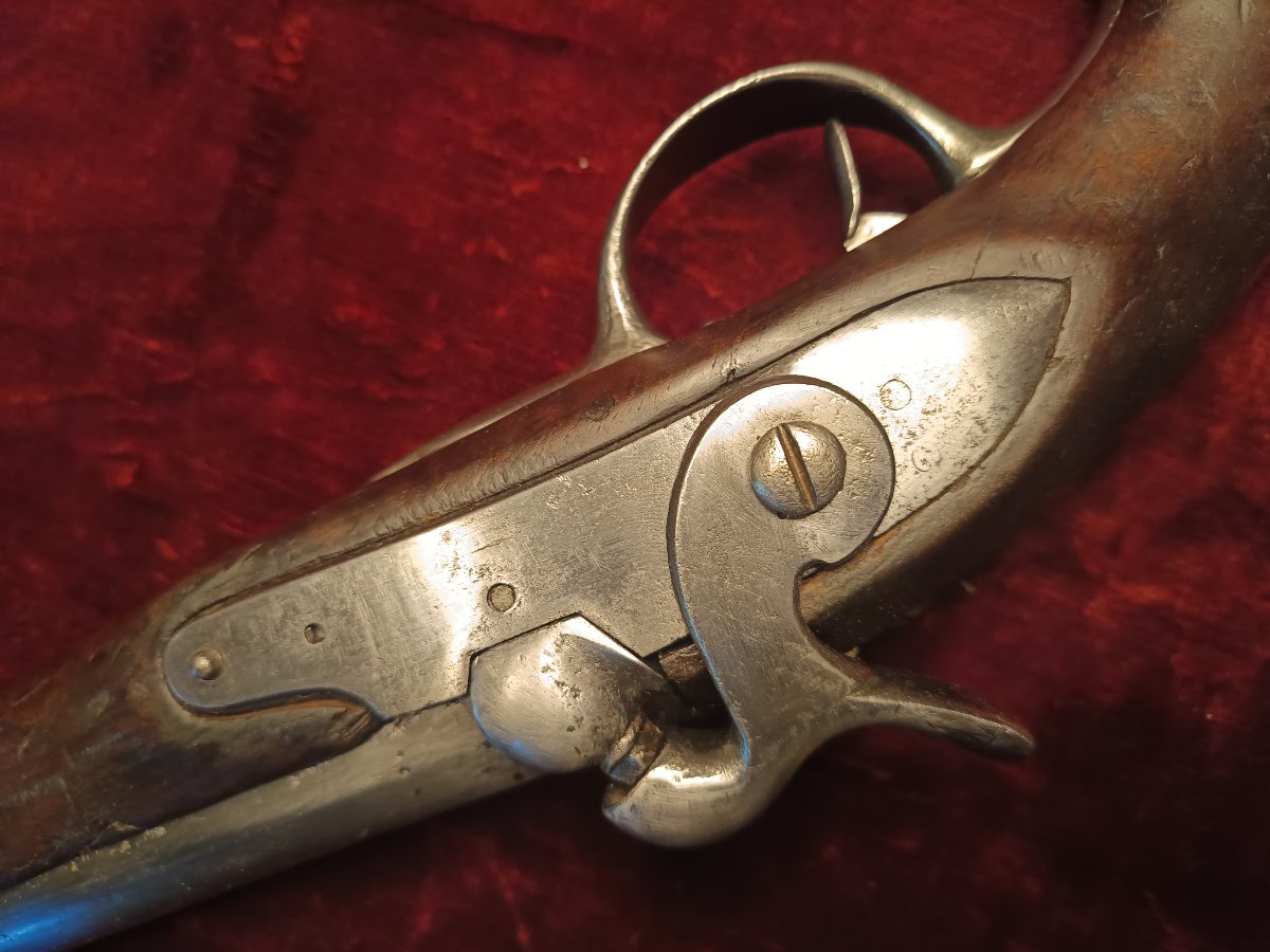 Pistolet de cavalerie règlementaire étranger guerre du Second Empire-photo-1