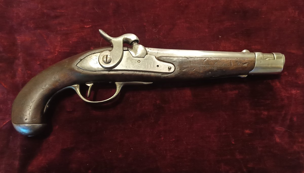 Pistolet de cavalerie règlementaire étranger guerre du Second Empire-photo-6
