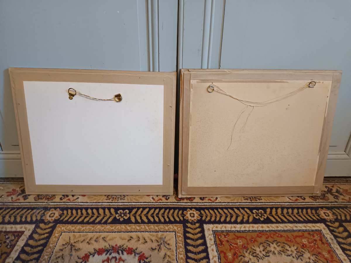 Set Of Framed Engravings Titled Classic Cuisine By Urbain Dubois-photo-5