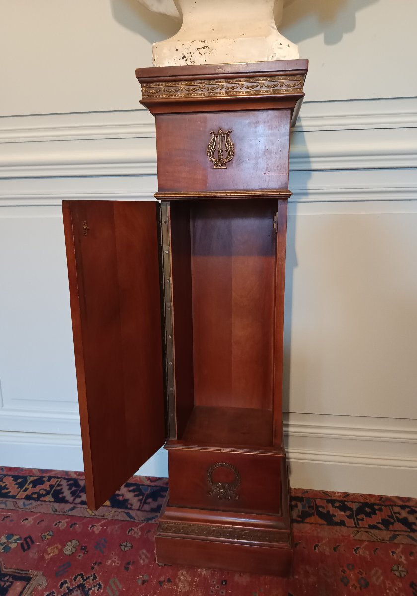 Important buste en platre du Général Louis Armand Comte de Lespinay Baron d'Empire 1858-photo-7