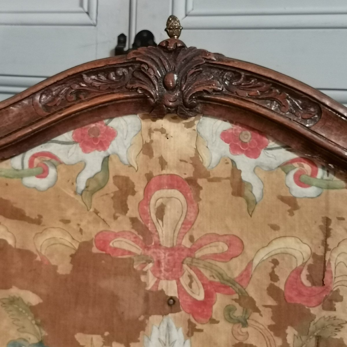 Interesting Fireplace Screen Early Louis XV Period C.1730 Asian Inspiration-photo-3