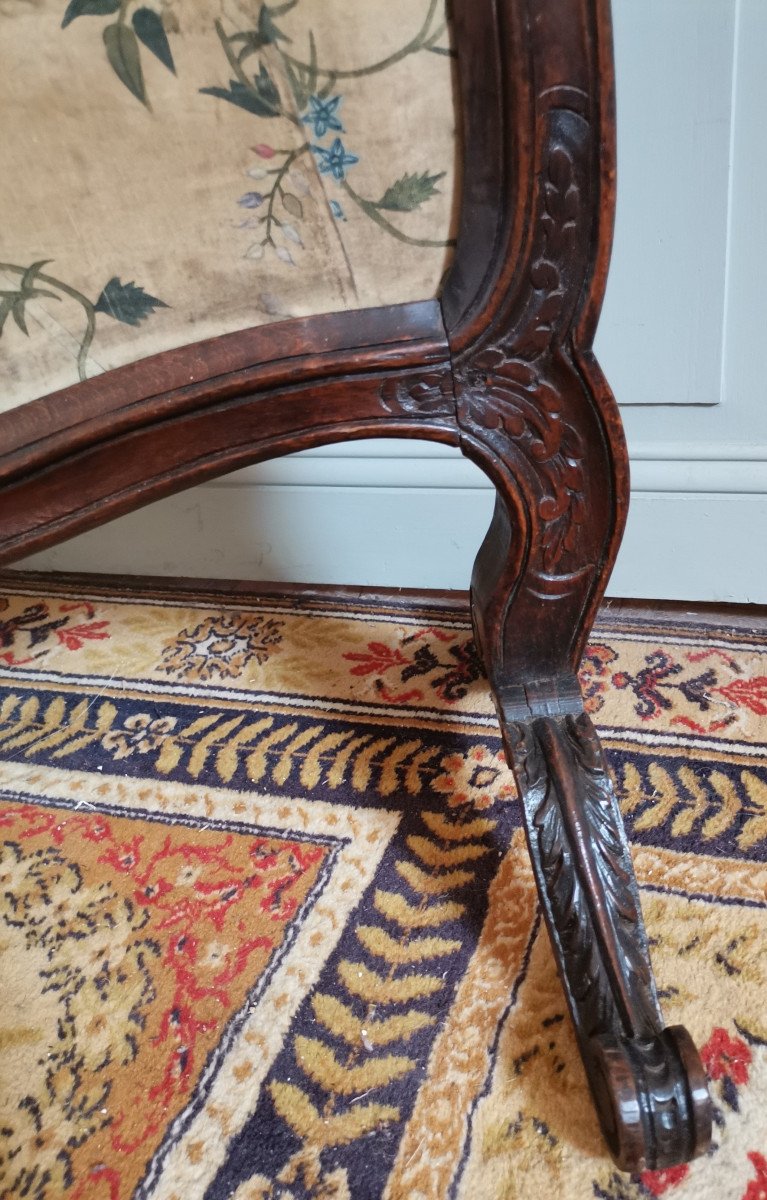 Interesting Fireplace Screen Early Louis XV Period C.1730 Asian Inspiration-photo-6