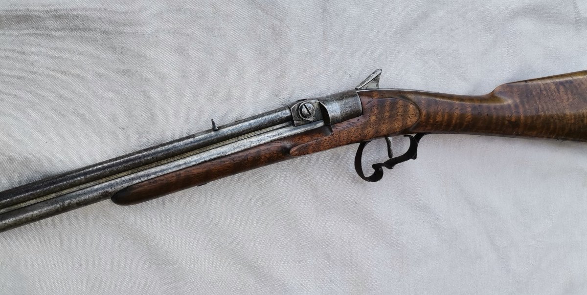 Rare Or Prototype Of Salon Wind Rifle C.1860-photo-1