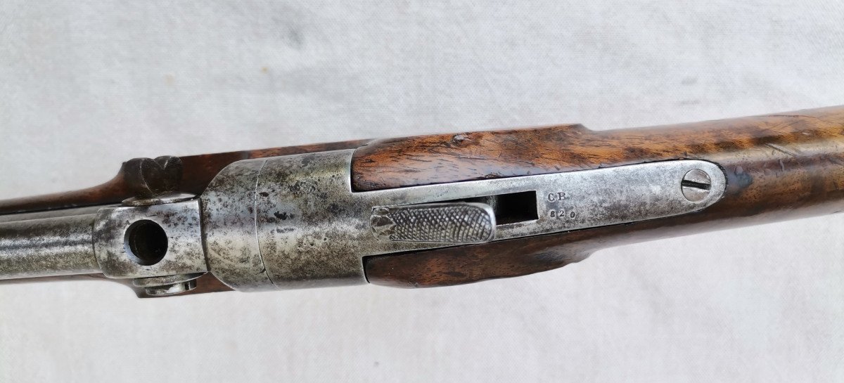 Rare Or Prototype Of Salon Wind Rifle C.1860-photo-3