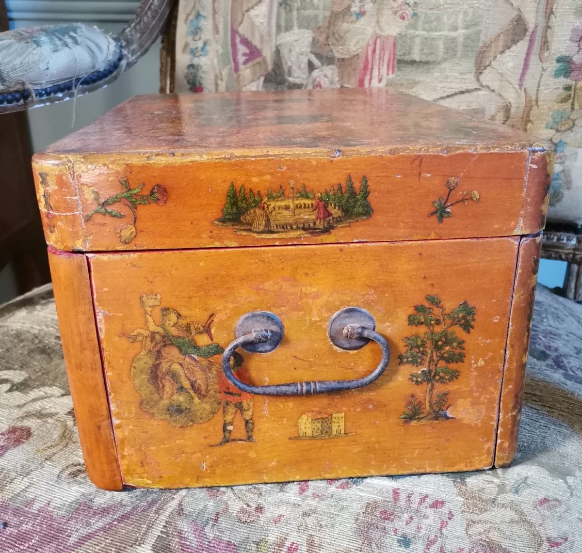 Large Box In Povera Art Early Eighteenth-photo-3