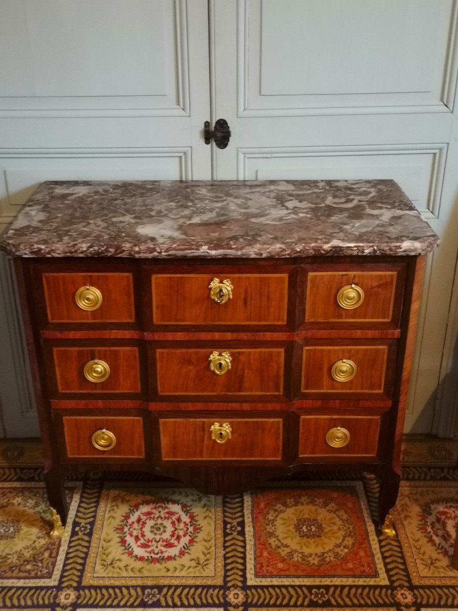 Transition Period Chest Of Drawers Stamped Jean Girardot-photo-2