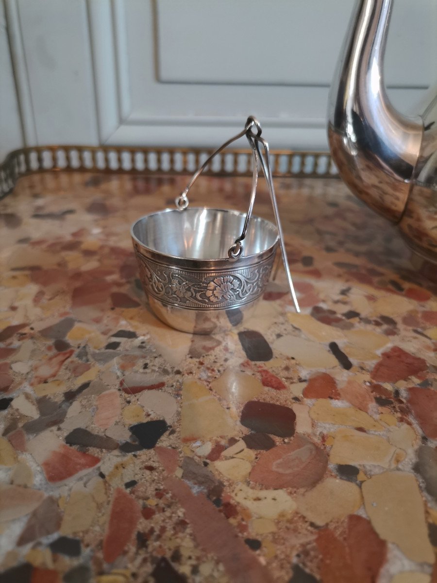 Louis XV Style Sterling Silver Teapot-photo-2