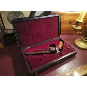 Coffret De Révolver 11 Mm à Broche double actions d'Officier Guerre De 1870