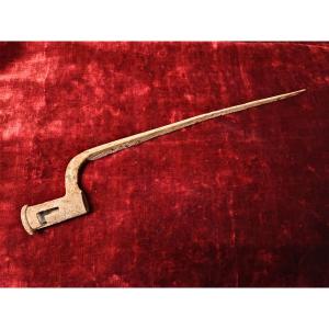 Baîonnette à douille de fusil Brown Bess Angleterre époque fin XVIIIème