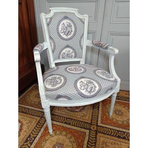 Louis XVI Period Cabriolet Armchair