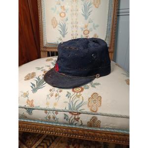 Képi troupe modèle 1884 d'artillerie modifié ersatz époque 1ère guerre mondiale