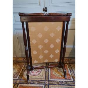 Cuban Mahogany Fireplace Screen Restoration Period