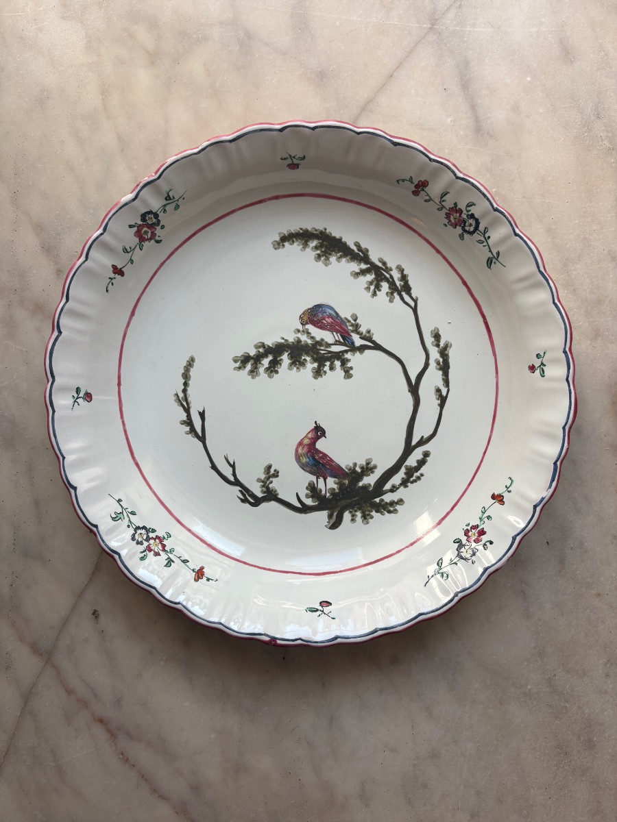 Pair Of Marseille Earthenware Compote Dishes-photo-1