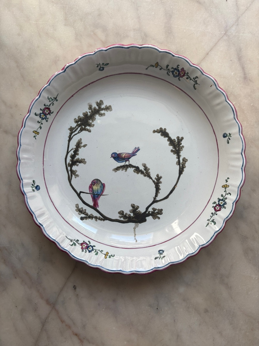 Pair Of Marseille Earthenware Compote Dishes-photo-5