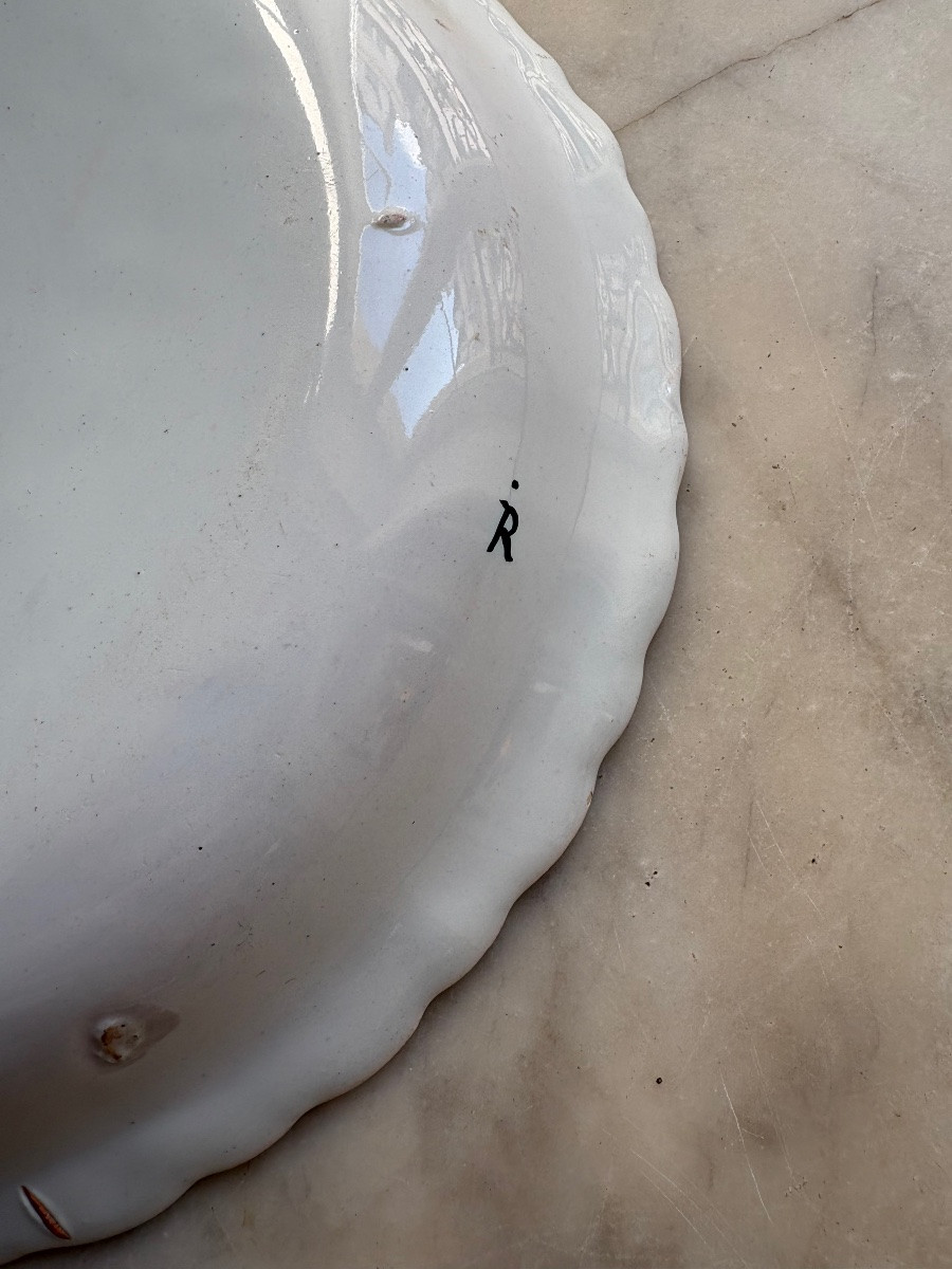 Pair Of Marseille Earthenware Compote Dishes-photo-7