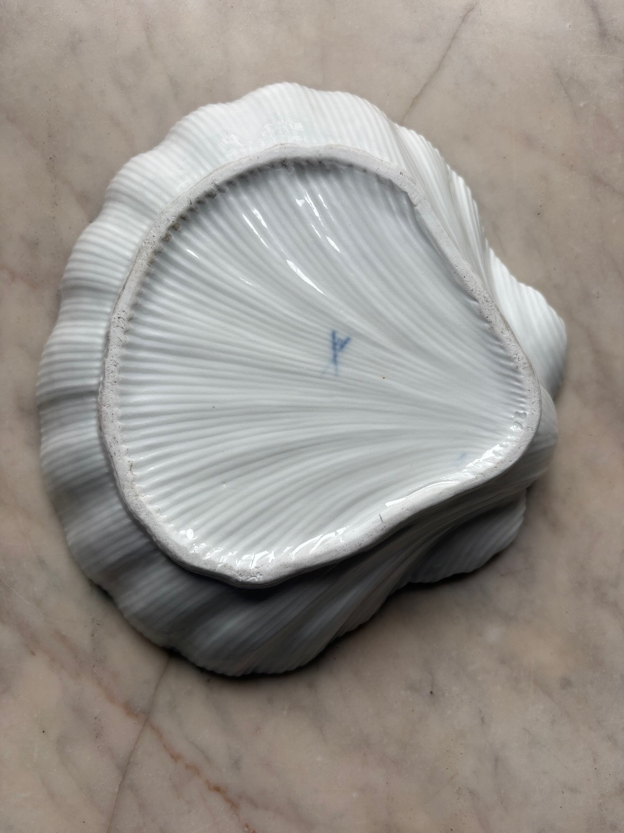 Coquille en porcelaine de Meissen-photo-3