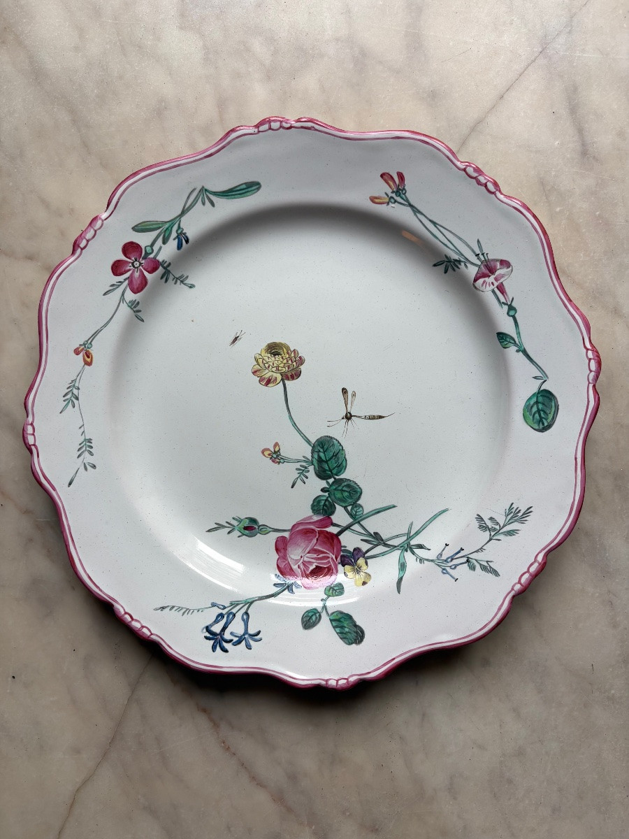 Assiette en faïence de Marseille-photo-2