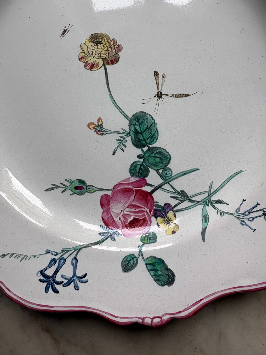 Assiette en faïence de Marseille-photo-3