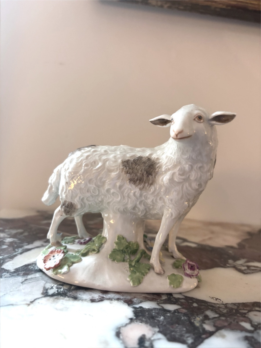 Mouton en porcelaine de Meissen-photo-2