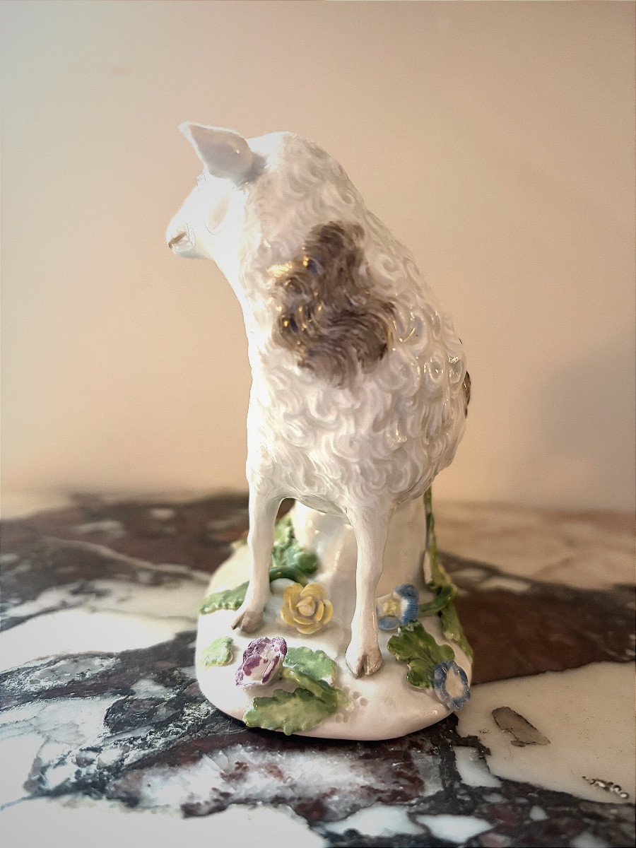 Mouton en porcelaine de Meissen-photo-2
