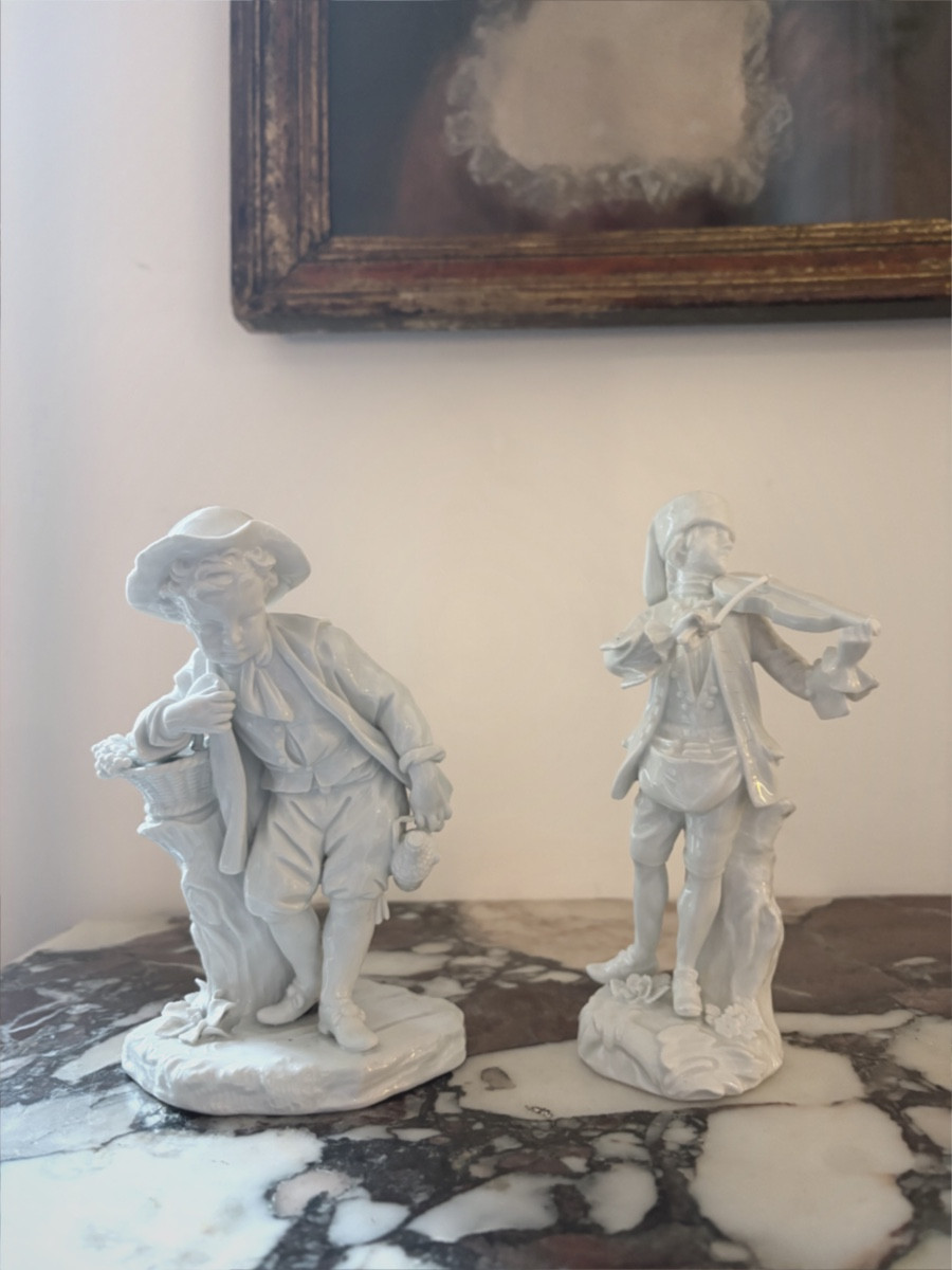 Violoniste en porcelaine de Meissen-photo-2