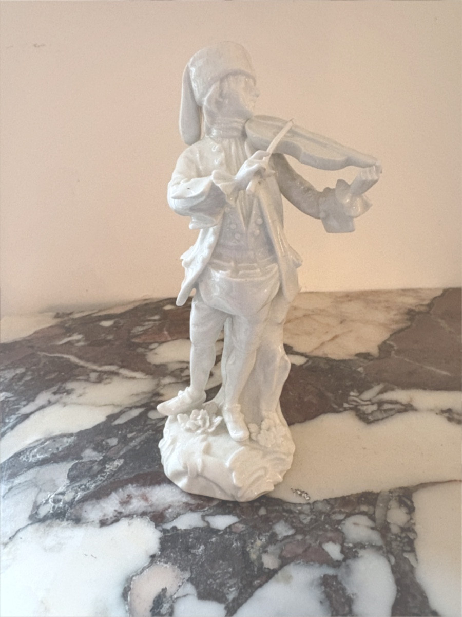 Violoniste en porcelaine de Meissen