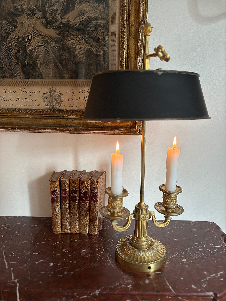 Louis XVI Period Bouillotte Lamp-photo-4