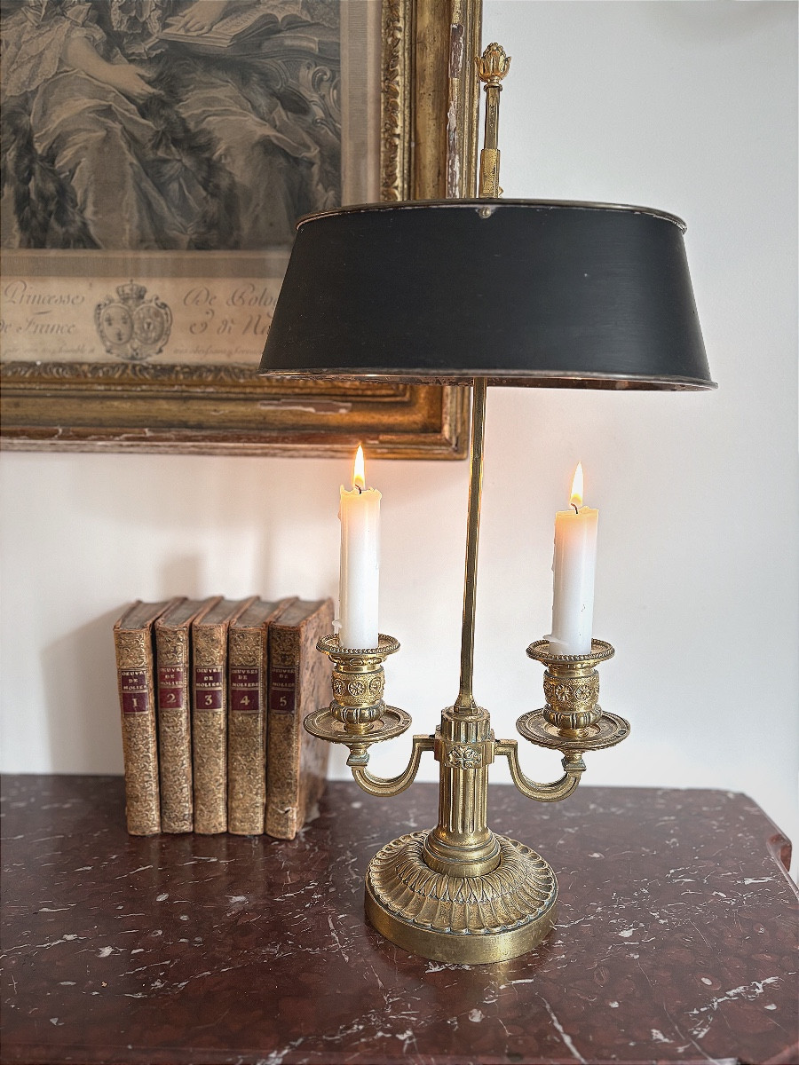 Louis XVI Period Bouillotte Lamp