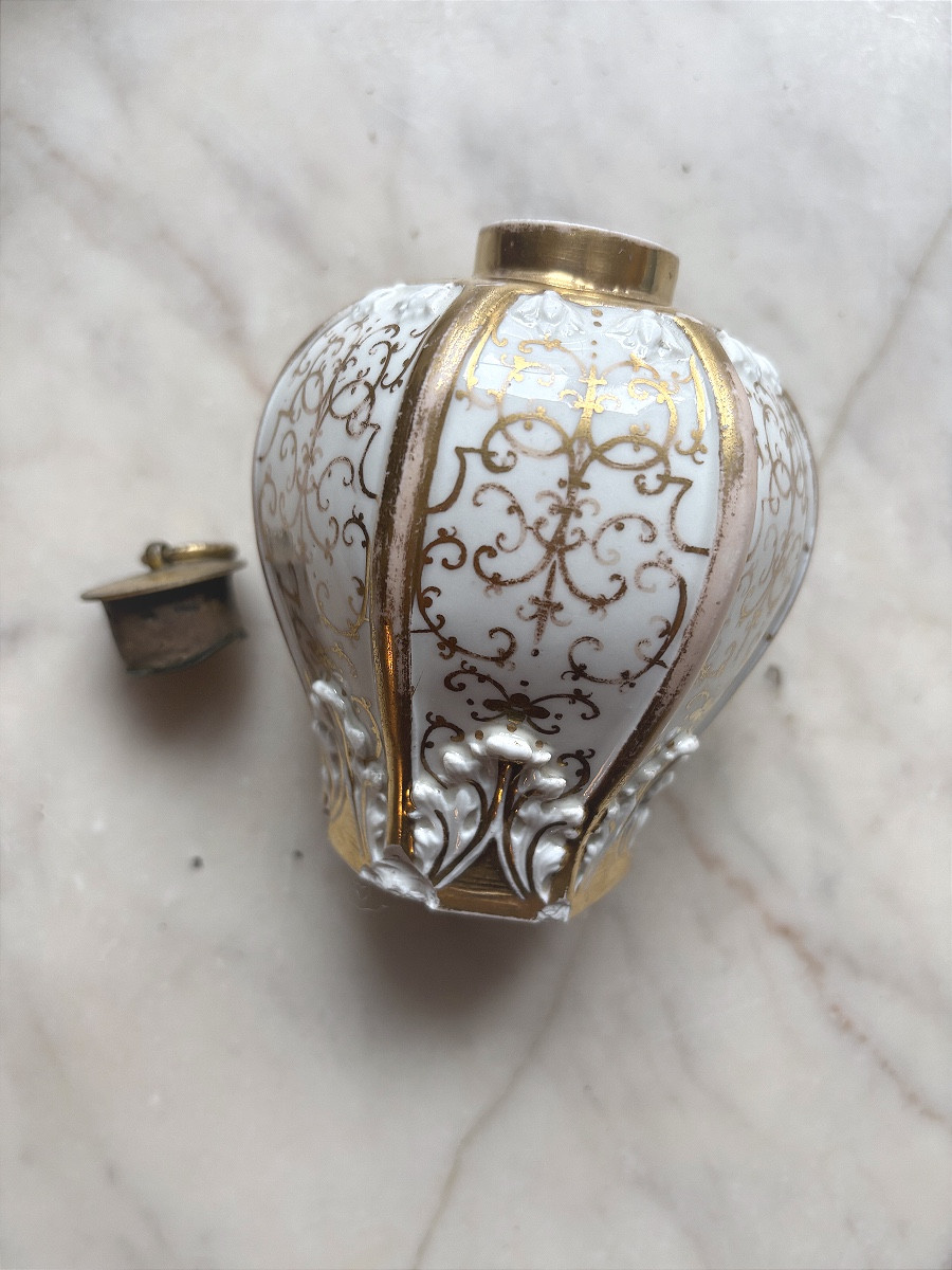 Meissen Porcelain Tea Caddy-photo-1