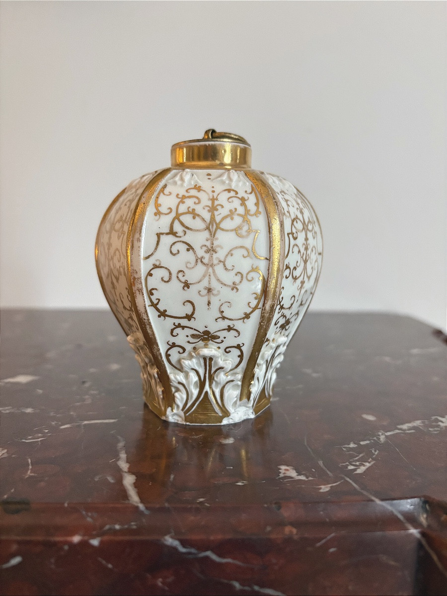 Meissen Porcelain Tea Caddy