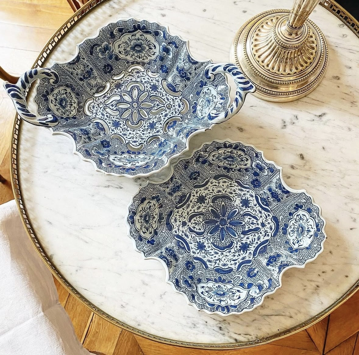 Égouttoir à fruit en faïence de Delft-photo-2