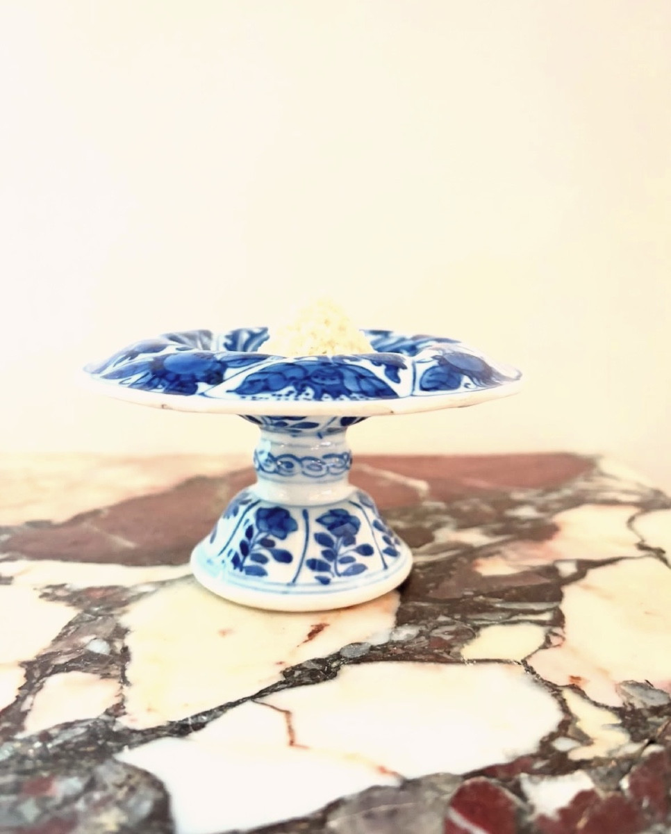 Saleron en porcelaine de Chine époque Kangxi-photo-2