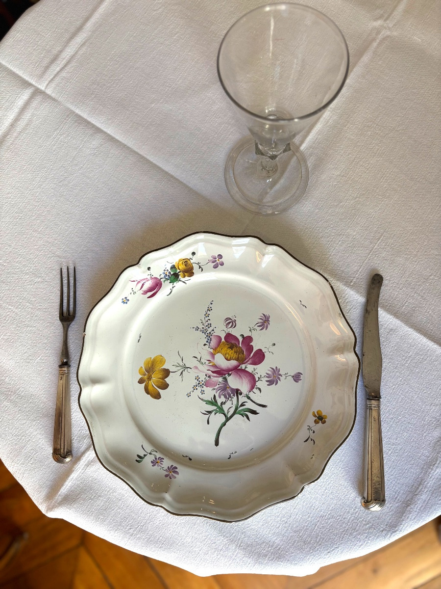 High-quality Strasbourg Earthenware Plate -photo-2