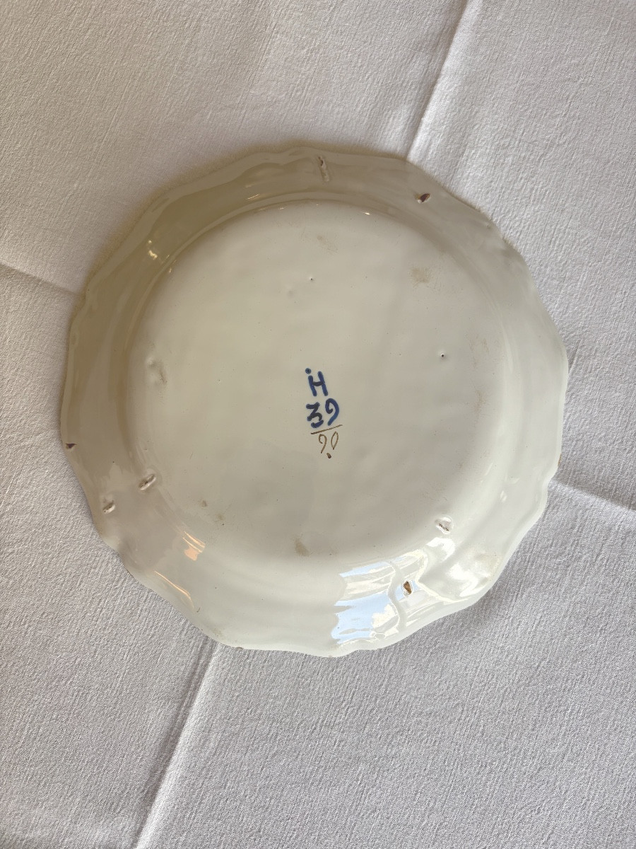High-quality Strasbourg Earthenware Plate -photo-3