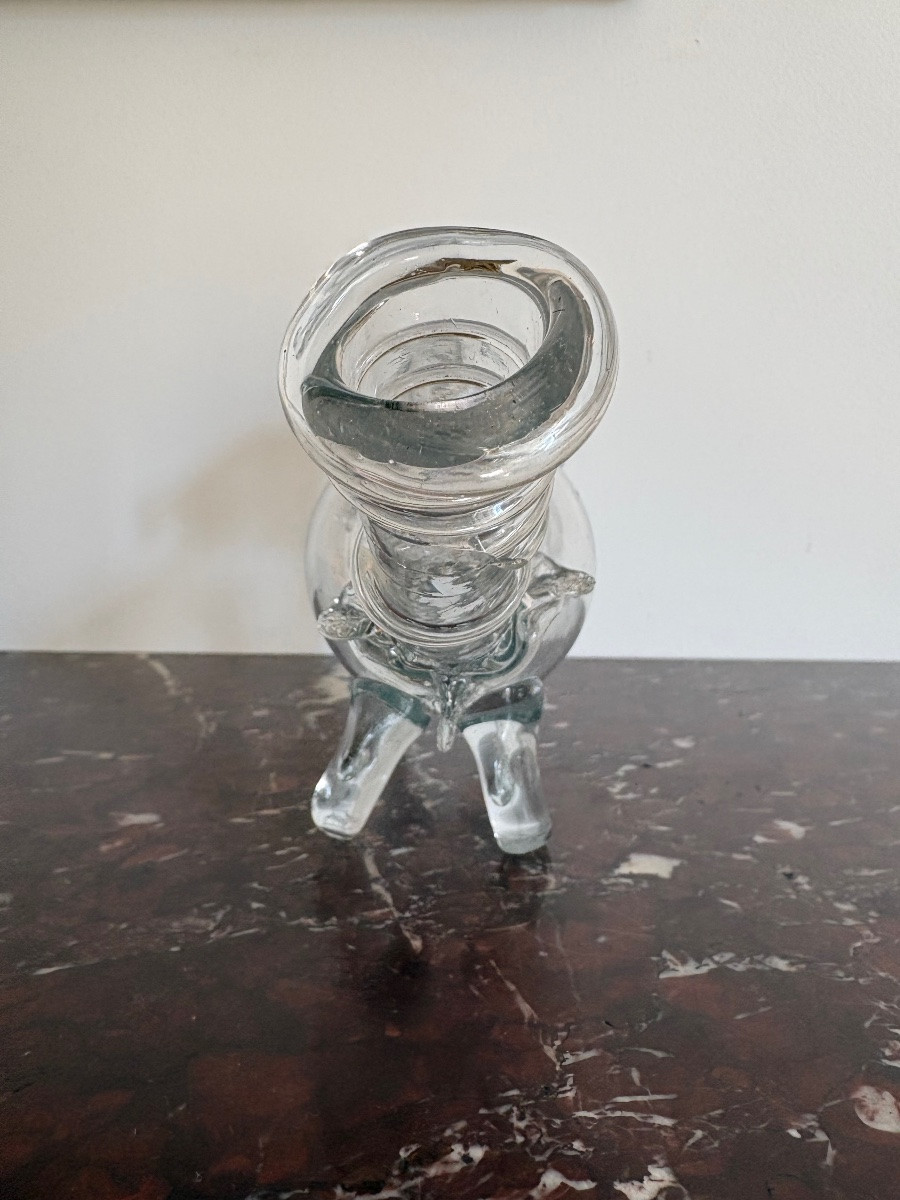 Schnapshund - Flacon en verre soufflé zoomorphe -photo-4