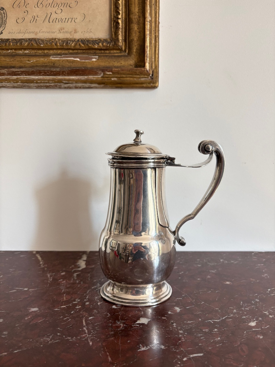 Silver-lined Metal Water Jug