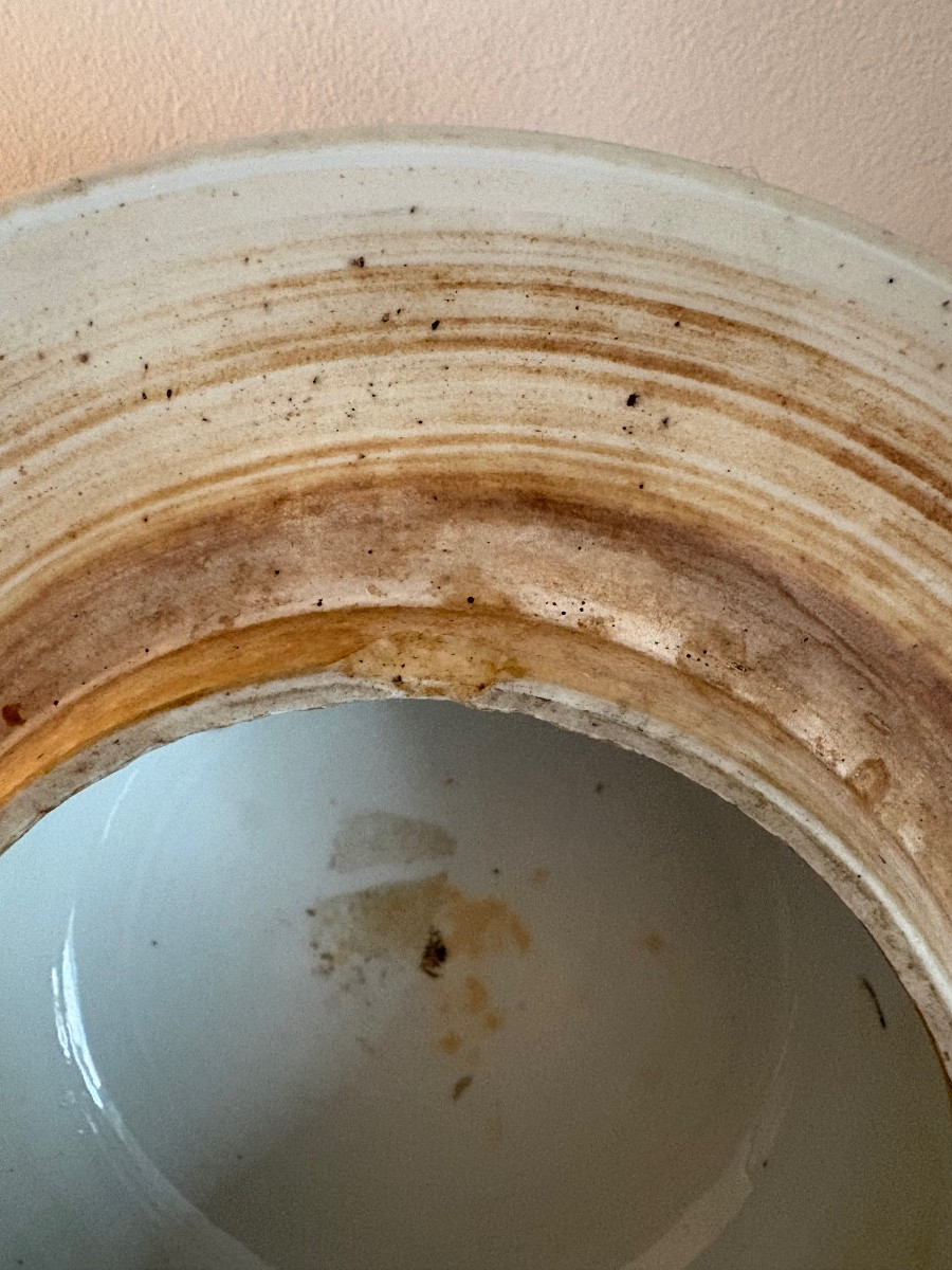 Potiche blanc et bleu d’époque Kangxi-photo-3