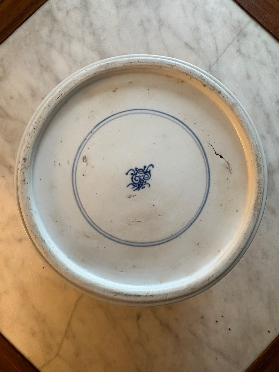 Potiche blanc et bleu d’époque Kangxi-photo-5