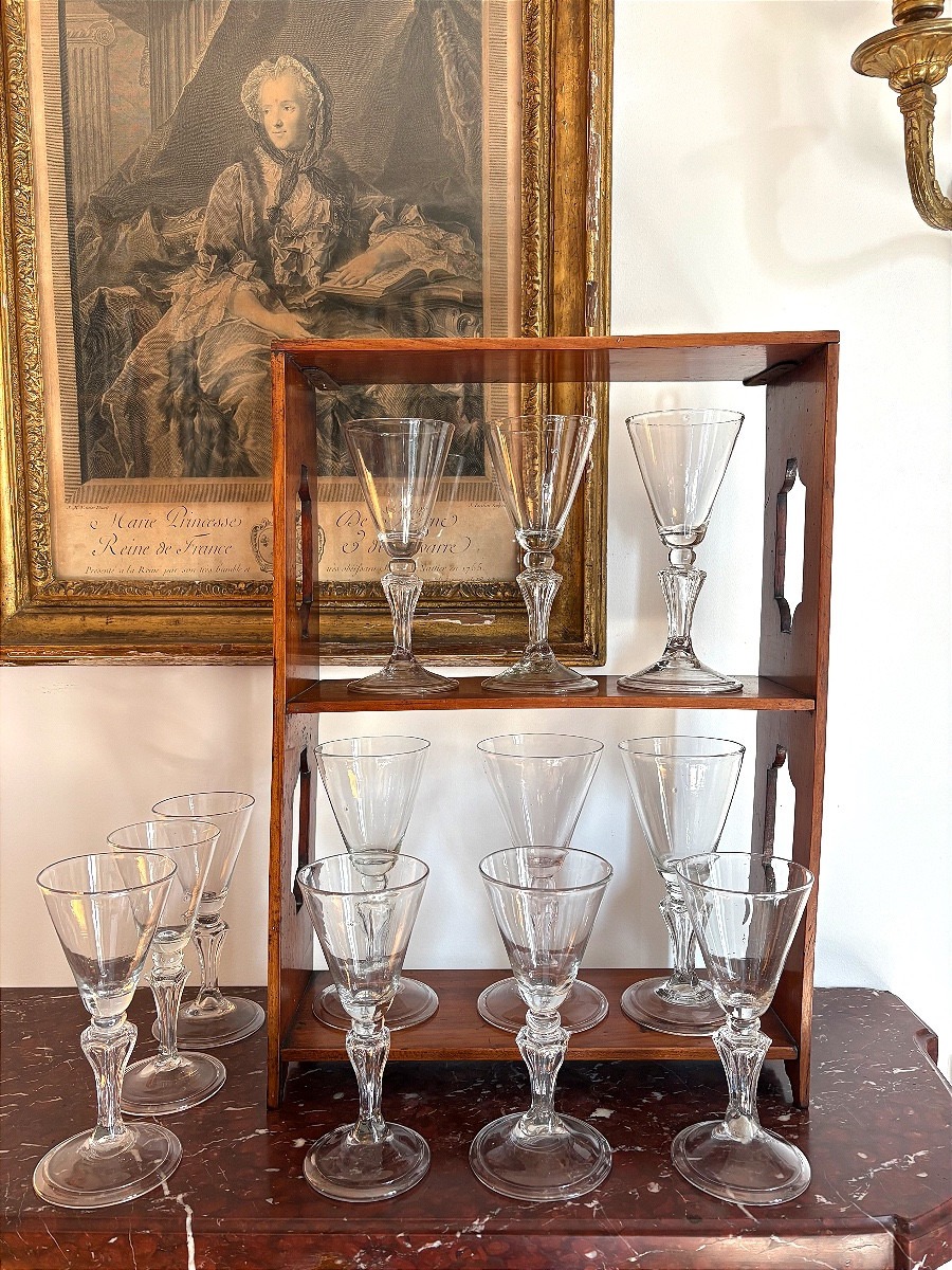 Set Of Twelve Large 18th-century Glasses 