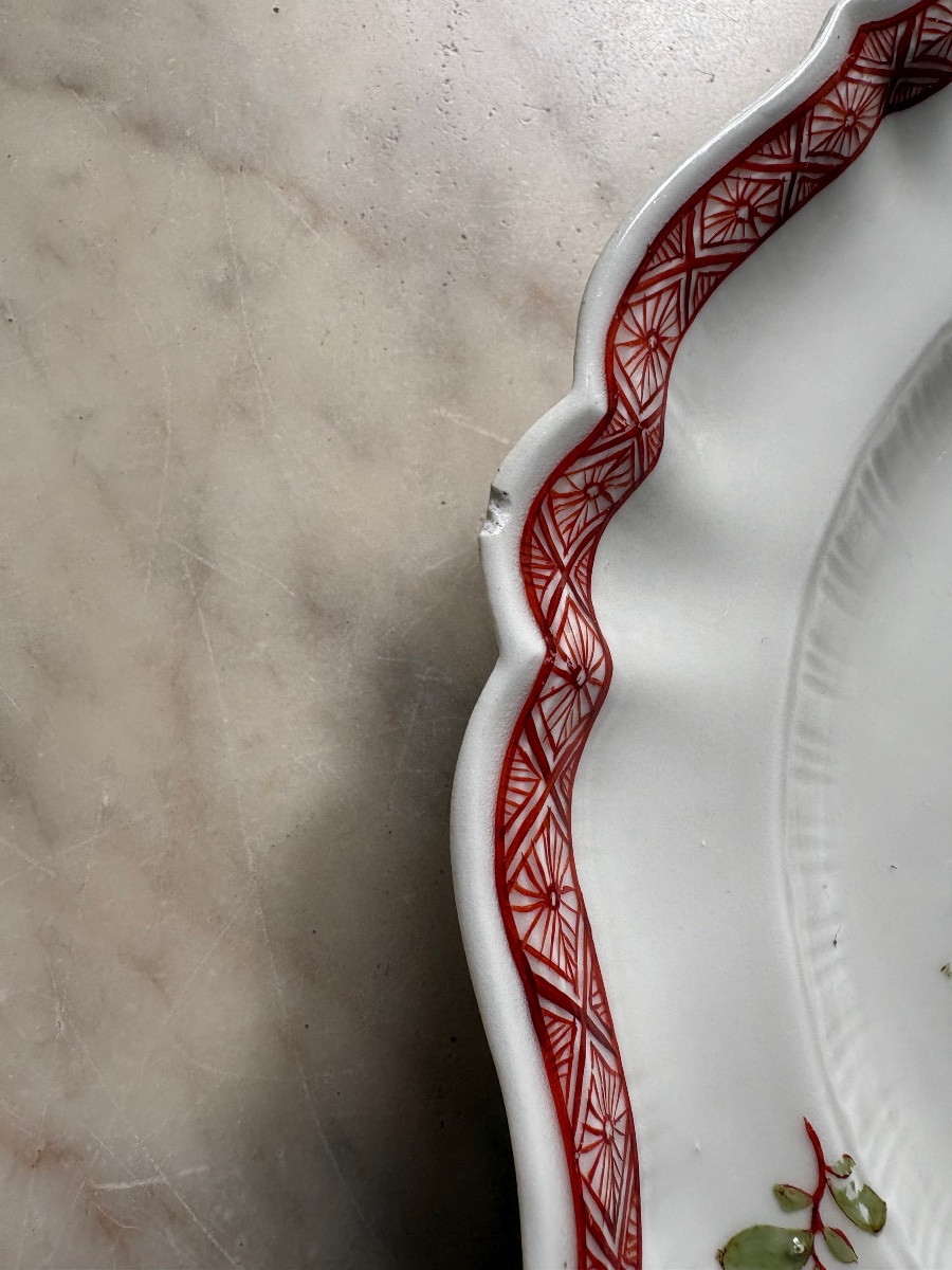 Plate In Zurich Porcelain With Chinese Decoration-photo-4