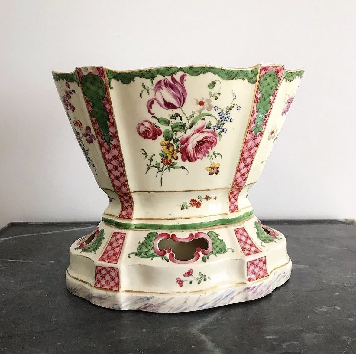 Dutch Earthenware Vase From Sceaux Or Paris-photo-4