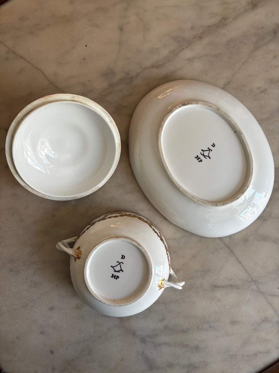 Écuelle en porcelaine dure de Sèvres -photo-4