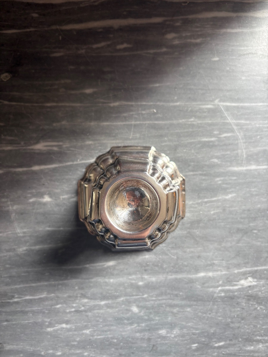 Large Silver Saleron, Augsburg 18th Century-photo-2